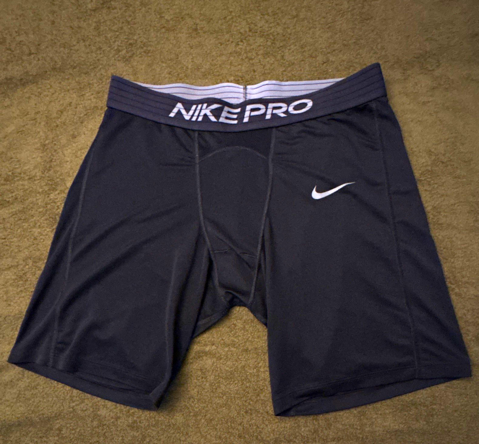 Nike Pro Dri-FIT Men\'s XL Black Compression Shorts 7\ Nike Pro Dri-FIT Men\'s XL Black Compression Shorts 7\