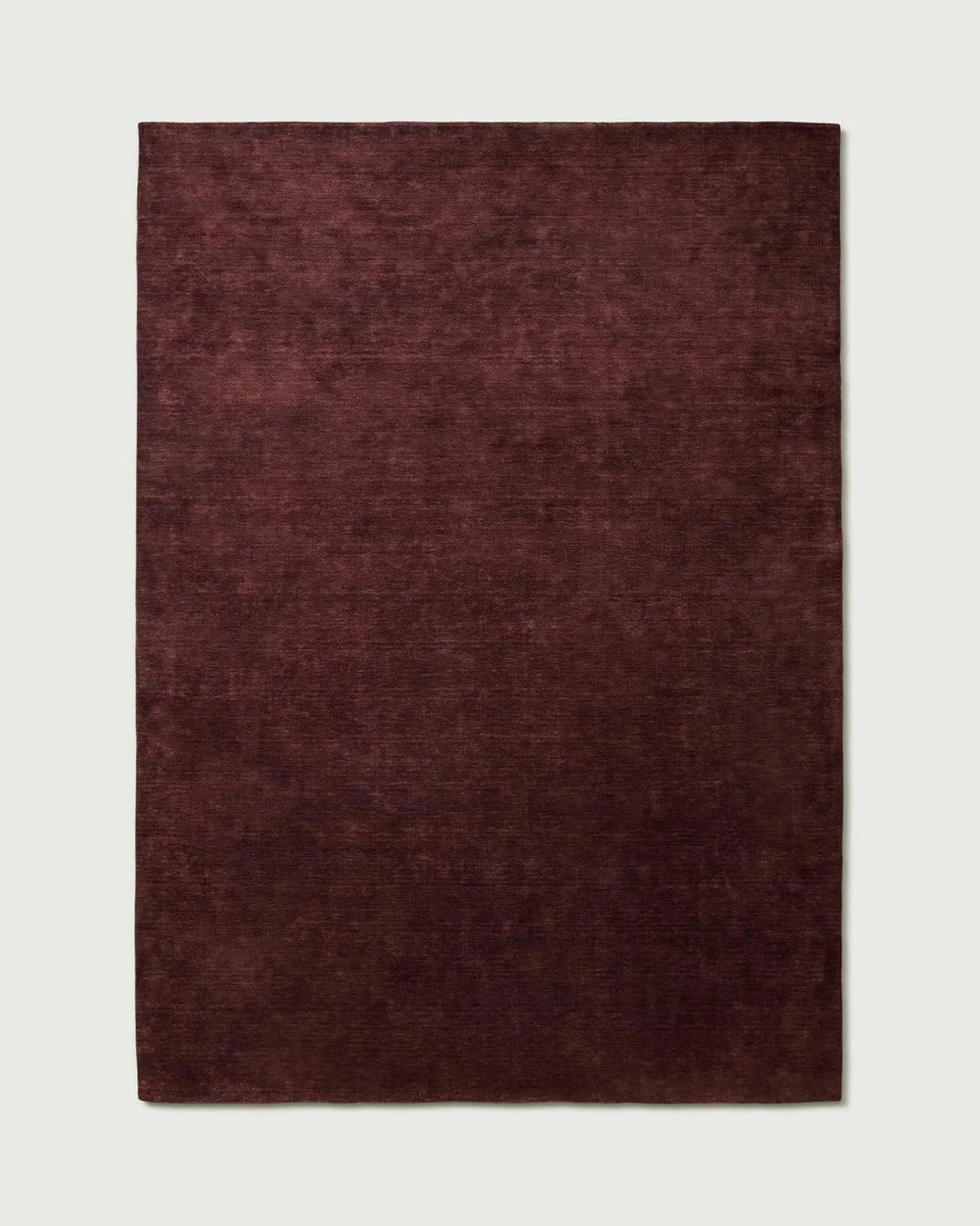 Hand-Tufted Burgundy Wool Area Rug, Modern Solid Color Handmade Area Rug Carpet Hand-Tufted Burgundy Wool Area Rug, Modern Solid Color Handmade Area Rug Carpet