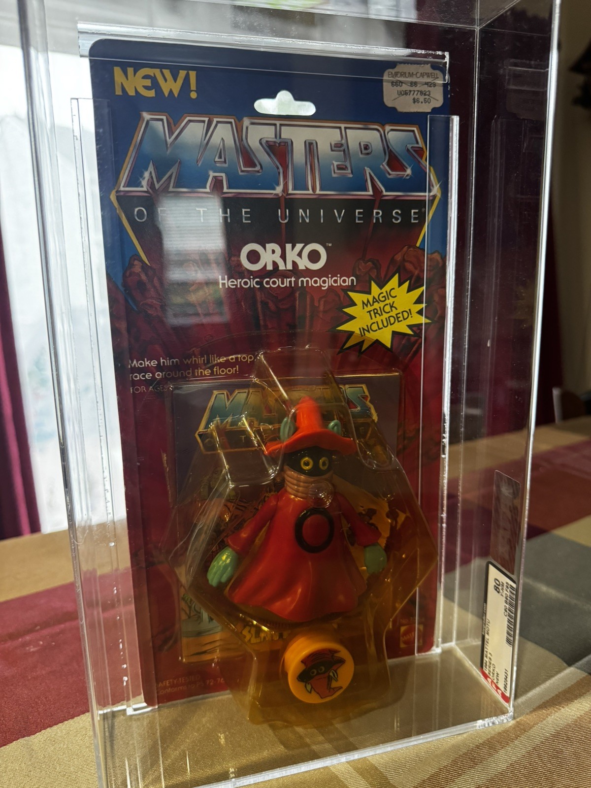 1984 Vintage Mattel Masters Of The Universe MOTU Series 3 ORKO Graded AFA 80 1984 Vintage Mattel Masters Of The Universe MOTU Series 3 ORKO Graded AFA 80