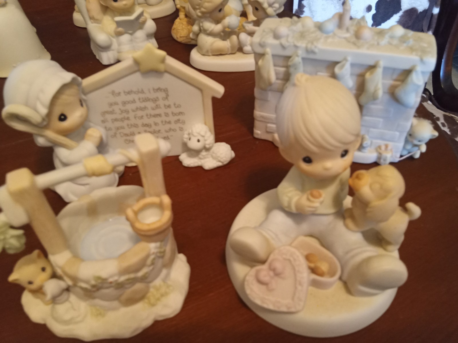 Precious Moments-vintage- group of 4-all of them together for one price-perfect Precious Moments-vintage- group of 4-all of them together for one price-perfect