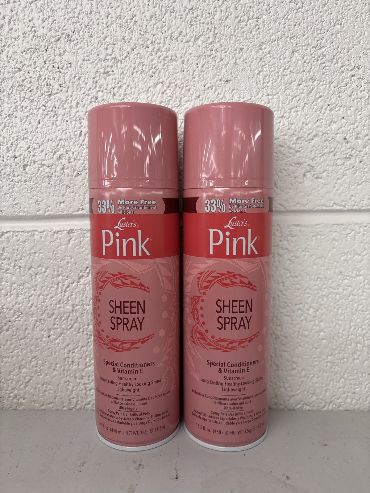Luster\'s Pink Sheen Spray 15.5 Oz Each Can ( 2 Pack ) Luster\'s Pink Sheen Spray 15.5 Oz Each Can ( 2 Pack )