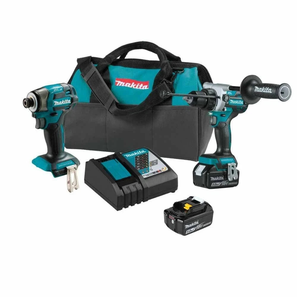 Makita XT297T 18V LXT Lithium-Ion Brushless Cordless 2 Pc. Combo Kit Makita XT297T 18V LXT Lithium-Ion Brushless Cordless 2 Pc. Combo Kit