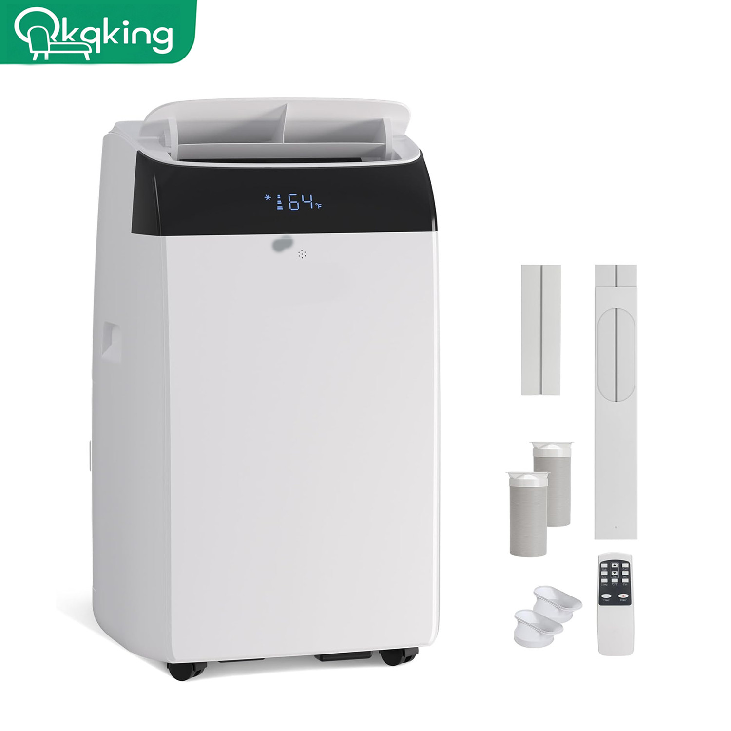 14000 BTU 4-in-1 Portable Air Conditioner Heat AC Cooling Dehumidifier Fan