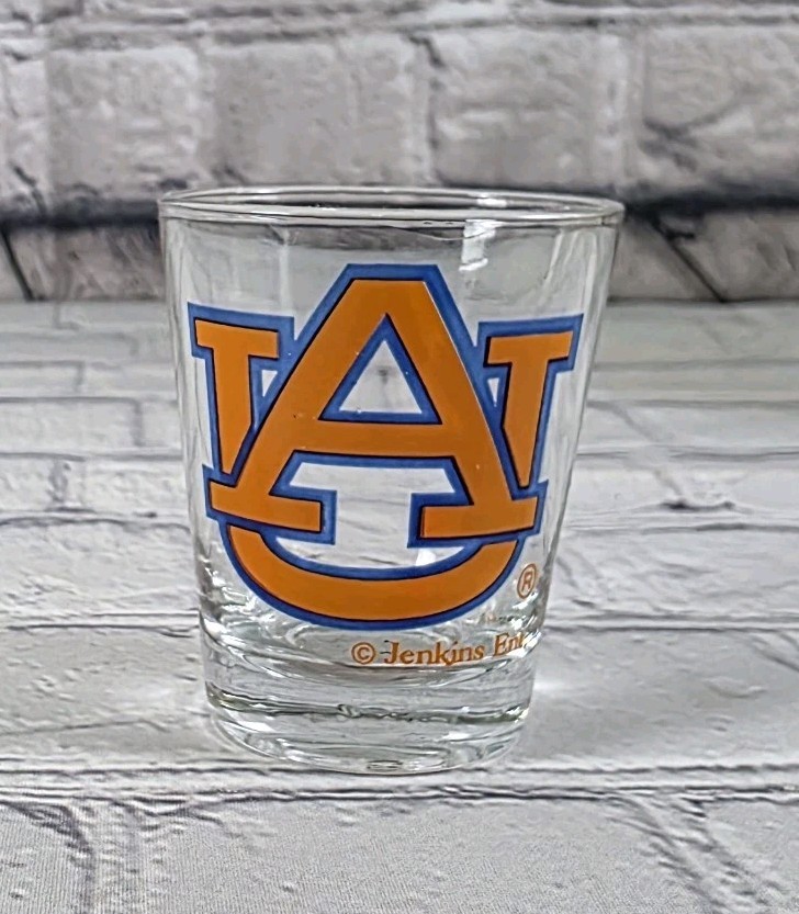 Auburn Tigers Logo Shot Glass Vintage 