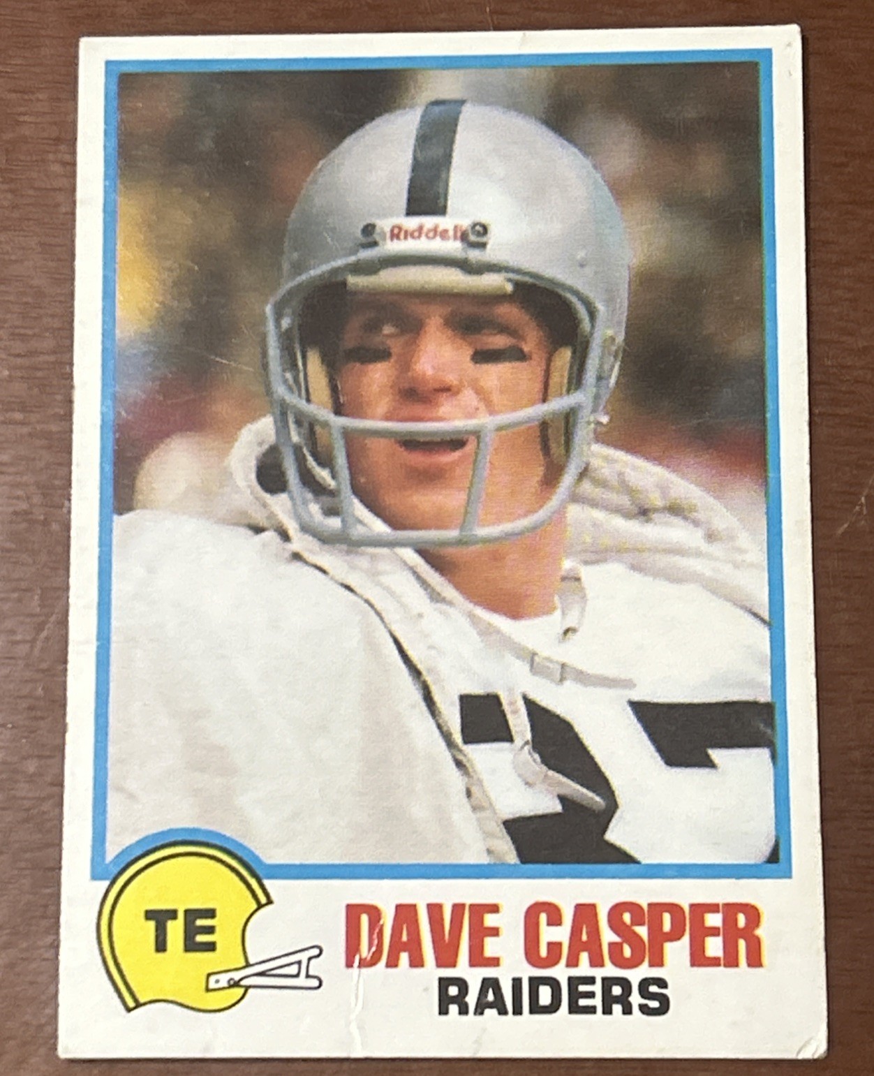 1978 Topps Holsum Dave Casper Oakland Raiders #24