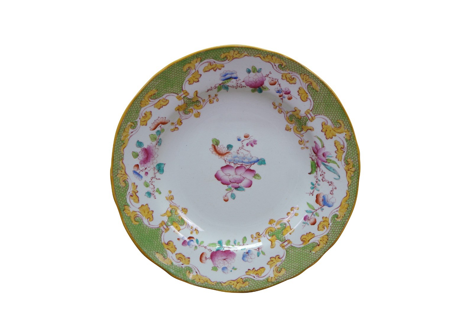 Antique Mintons England Floral Porcelain Luncheon Plate 9\