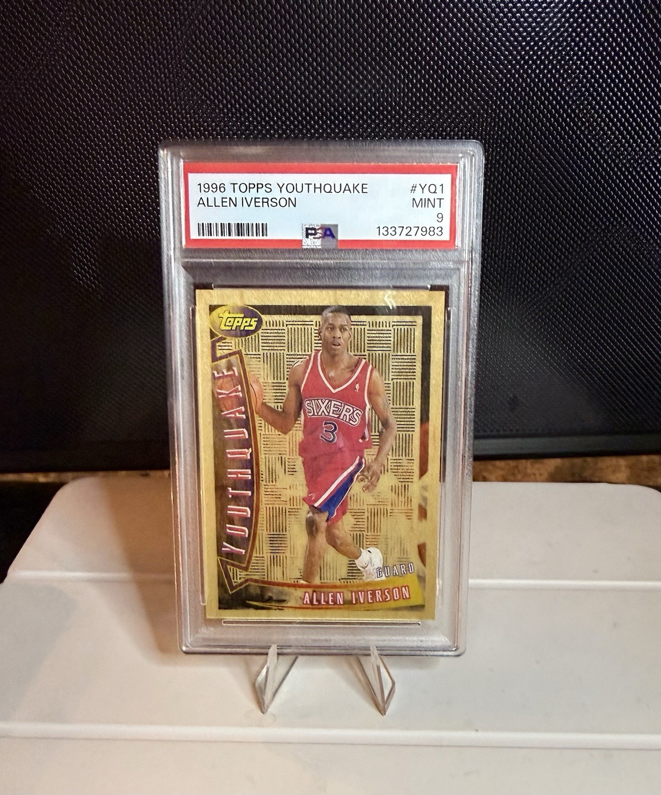 1996-97 Topps - Youthquake Allen Iverson #YQ1 PSA 9 Rookie Card 76ers 🔥