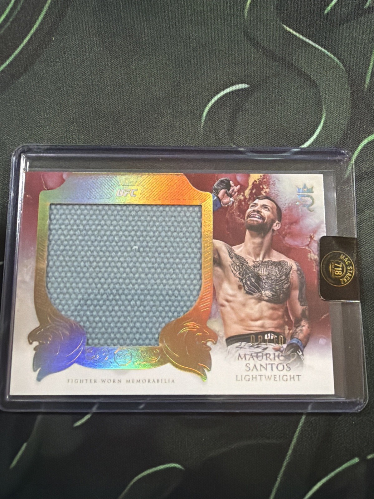 Topps 2025 Royalty UFC Mauricio Santos /10 Rookie Jumbo Relic #RJR-MS Topps 2025 Royalty UFC Mauricio Santos /10 Rookie Jumbo Relic #RJR-MS