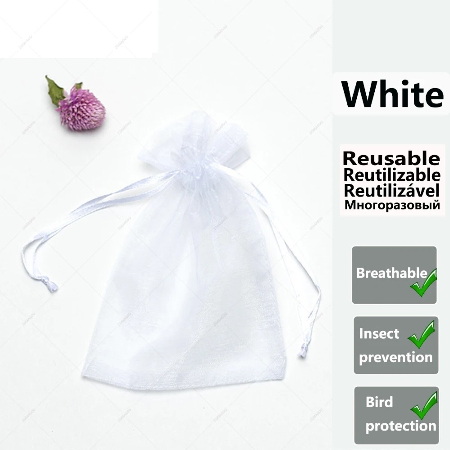 20/50/100Pcs Garden Mesh Net Bags Vegetable Fruit Grapes Insect Protection Pouch 20/50/100Pcs Garden Mesh Net Bags Vegetable Fruit Grapes Insect Protection Pouch