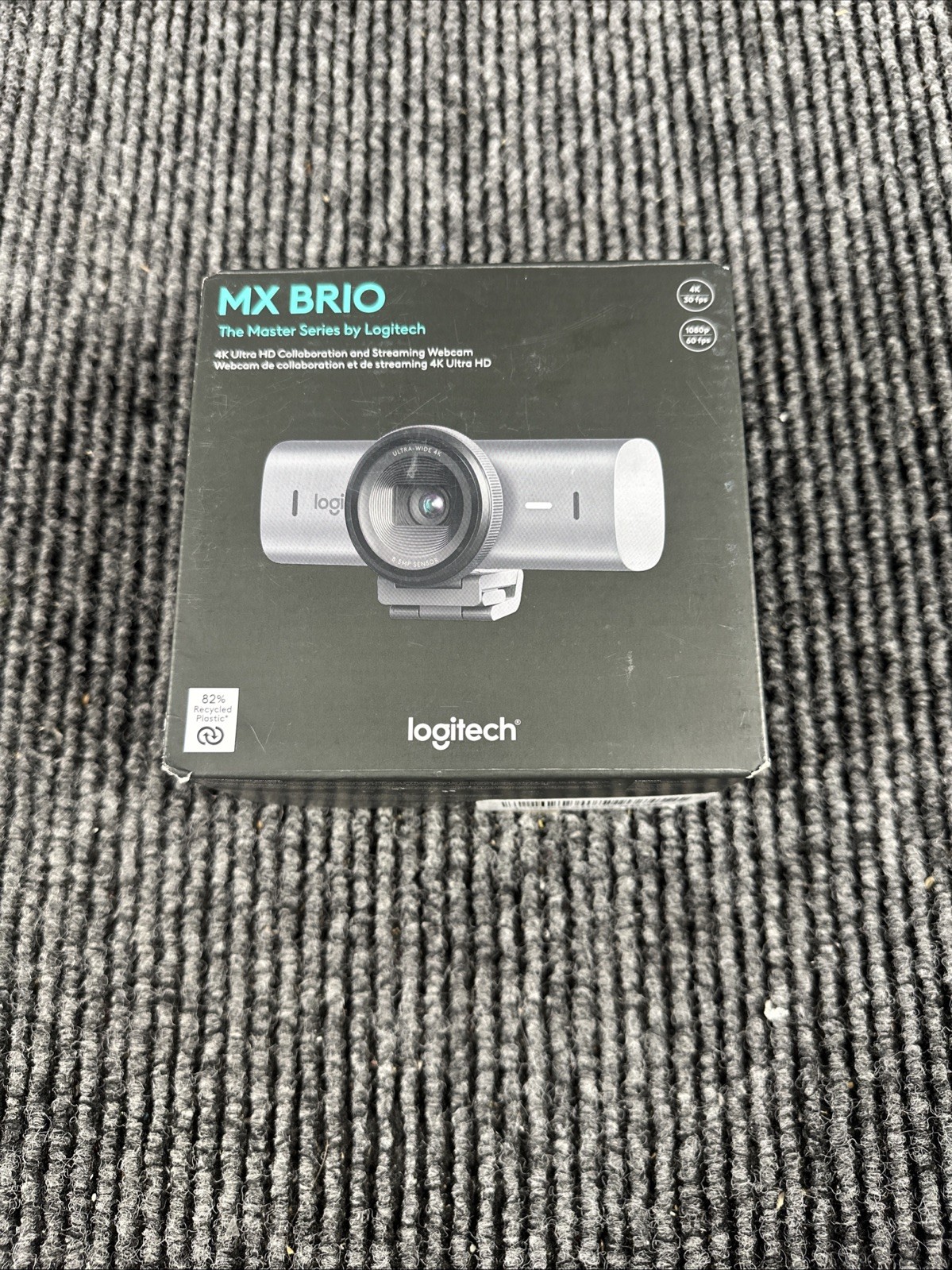 Logitech MX Brio Ultra HD 4K Streaming Webcam 1080p USB-C Web Cam Black 