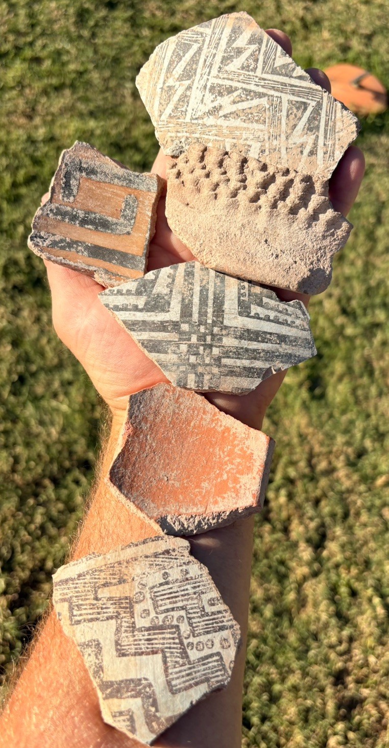 ☘️RR⚒: 6 Large Anasazi Pottery Shards From Northeast Arizona