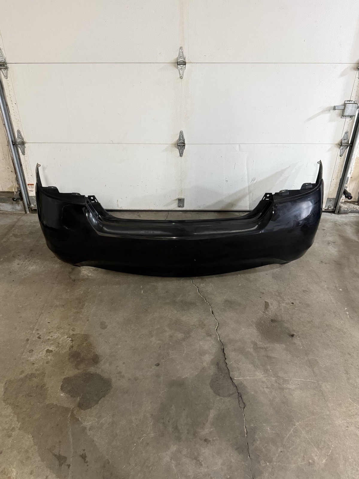 2011-2013 Infiniti M37 Rear Bumper Cover Without Park Assist Black KH3 USED OEM