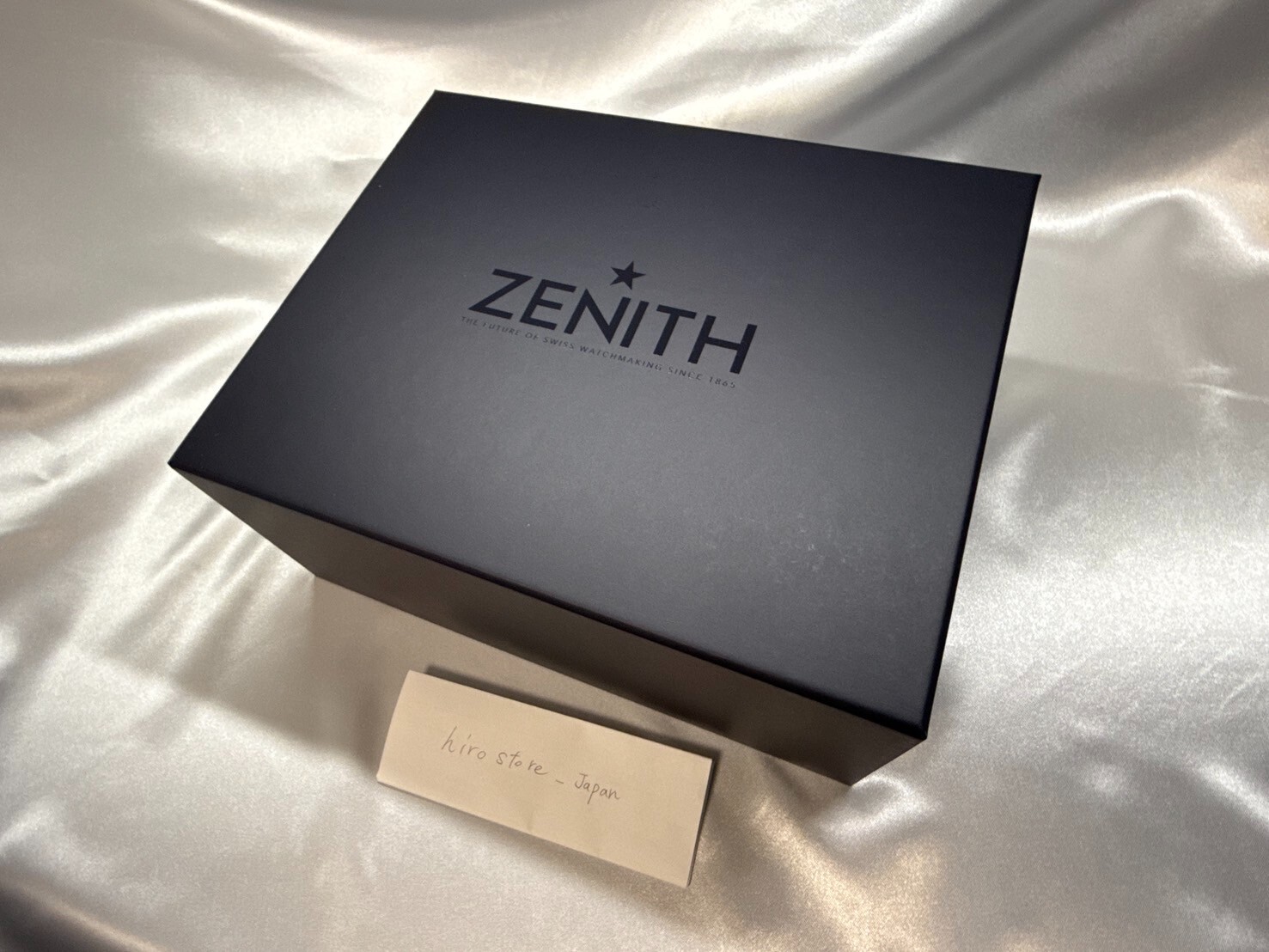 Genuine Zenith watch box WITH TRAVEL CASE navyblue Inner Outer Box