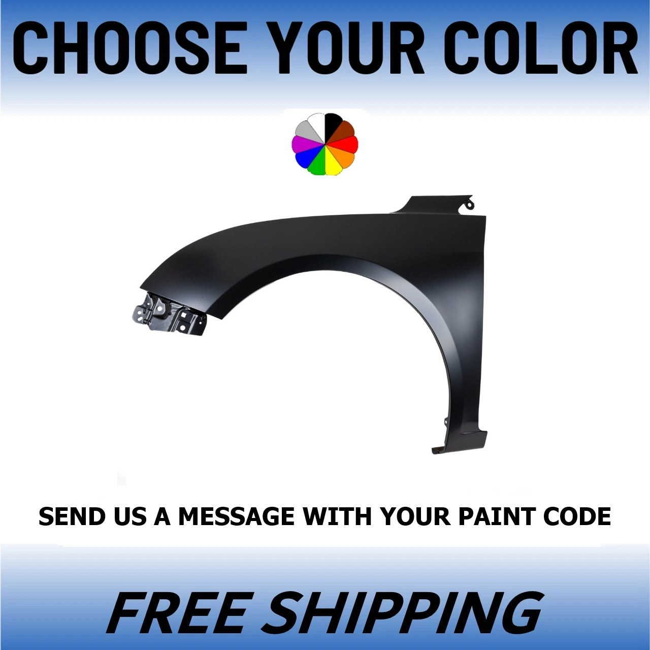 Front Driver Side Fender Liner Splash Guard For 2011-2016 Chevrolet