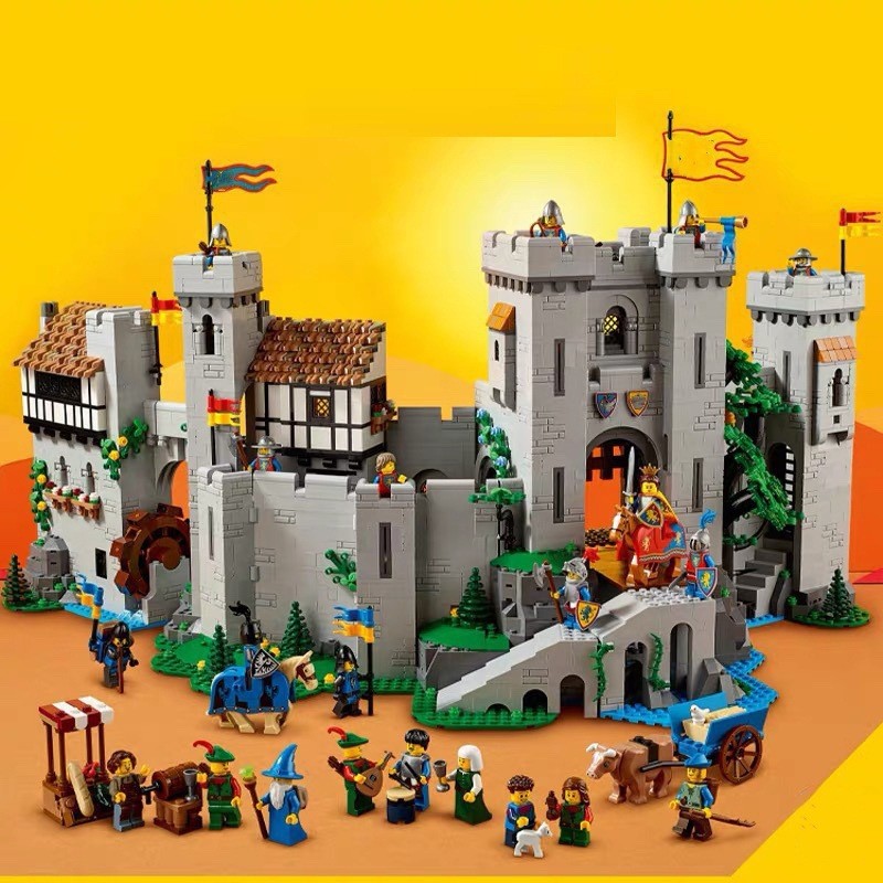 Lion Knight’s Castle Medieval Fortress Toy 4514 Piece Assembly Model Brick Set