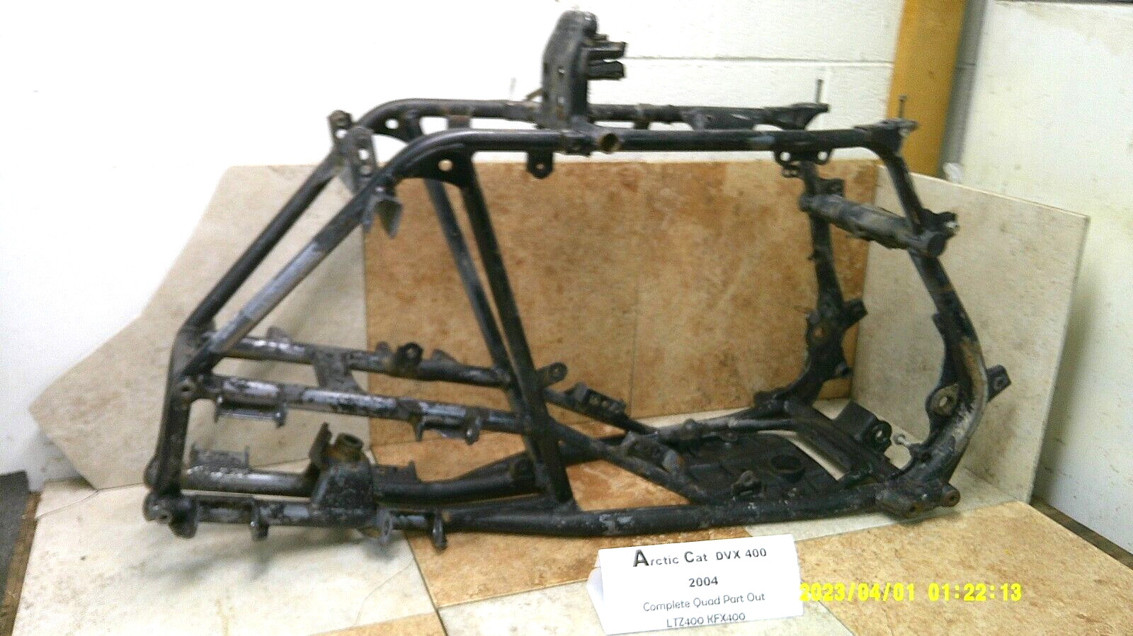 03-08 SUZUKI LTZ400 KAWASAKI KFX400 DVX400 Stock Frame