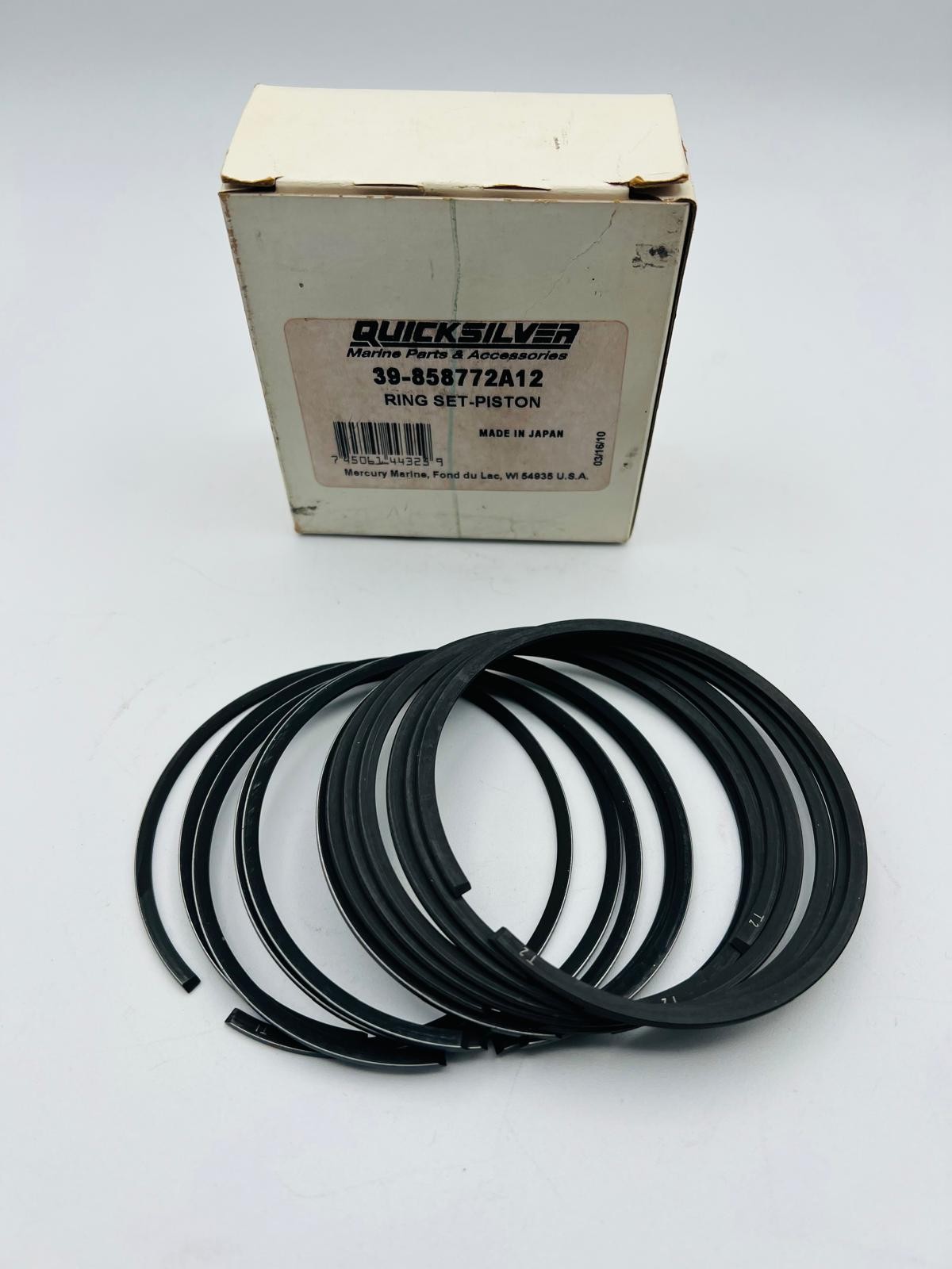 OEM Mercury Marine 39-858772A12 Ring Set-Piston (12 Pcs ) For 200-250HP 3.0L