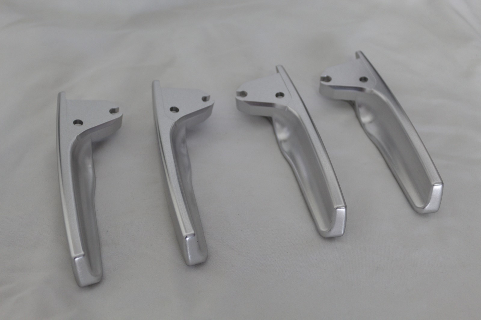 4x AL Brush Billet Interior Door Handle 2007-2014 Tahoe Yukon Suburban Escalade