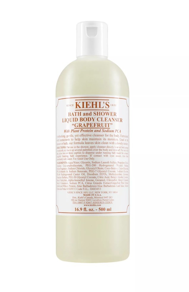 Kiehl\'s Bath & Shower Liquid Body Cleanser Grapefruit 16.9 oz / 500ml Brand New Kiehl\'s Bath & Shower Liquid Body Cleanser Grapefruit 16.9 oz / 500ml Brand New