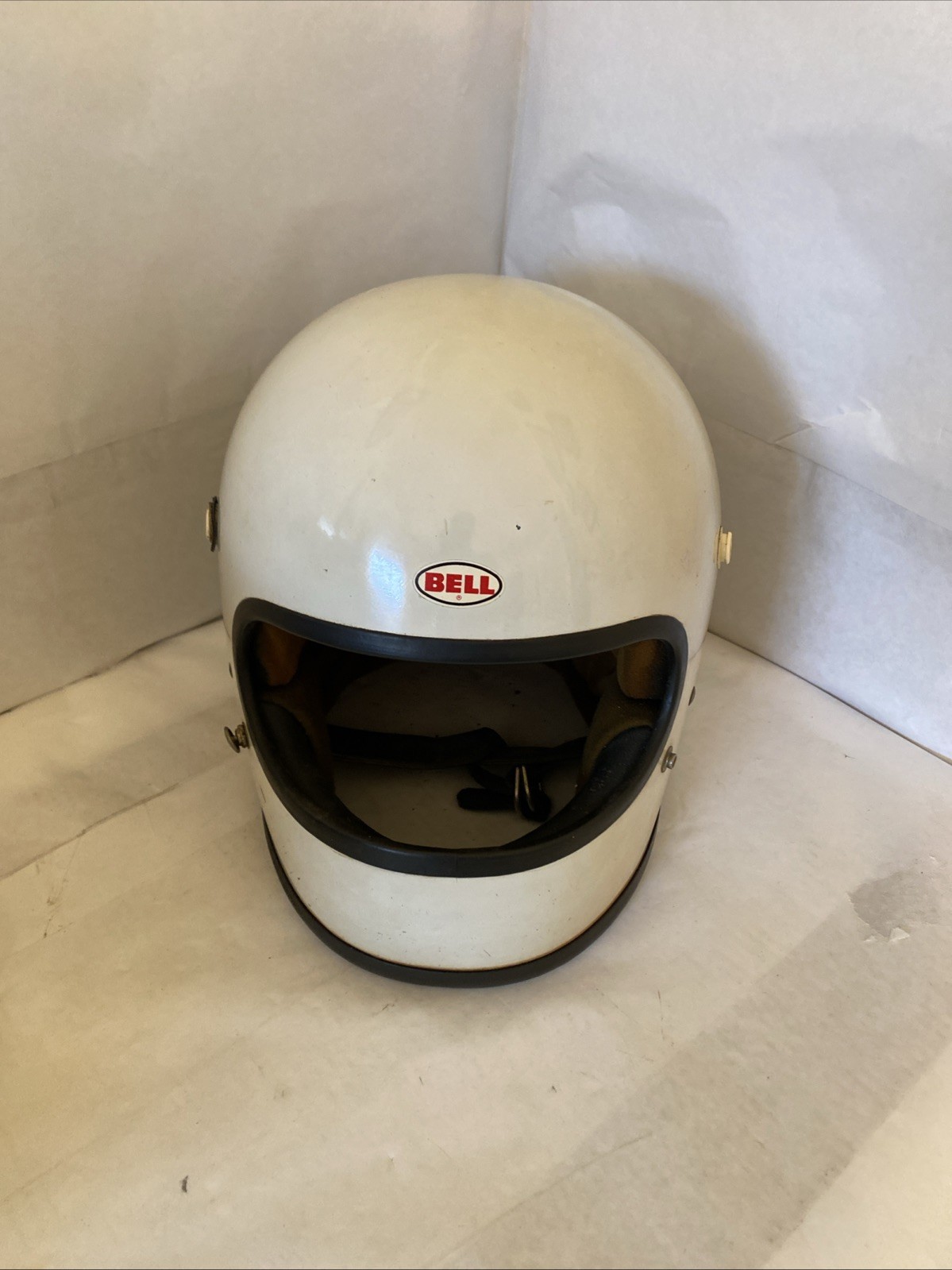 Rare Highly Collectible 1st Generation Vintage 1970 Bell Star Full Face Helmet