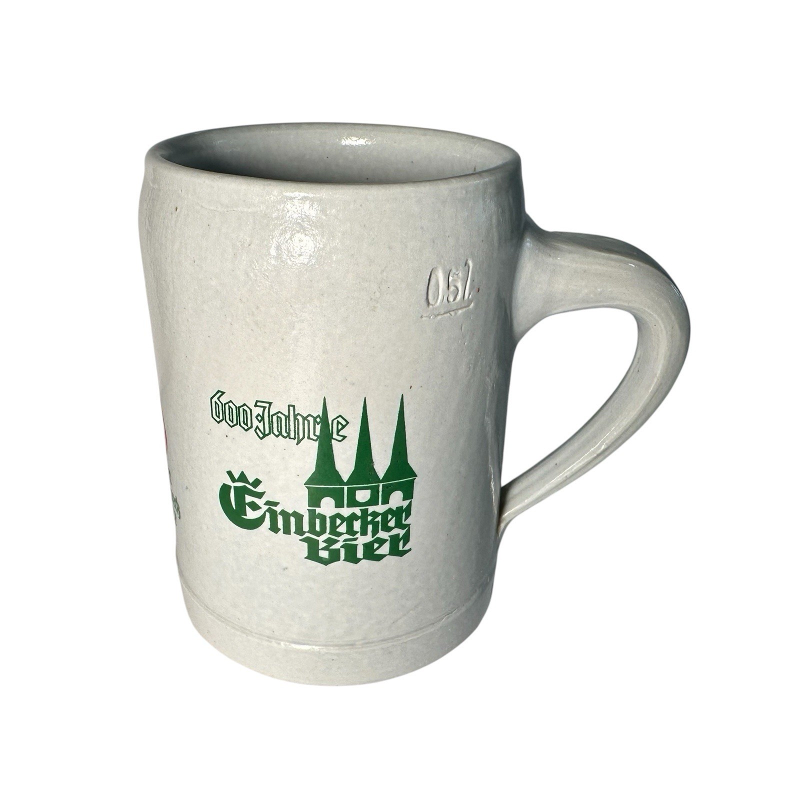 VTG 1972 German Stoneware Beer Stein Mug 0.5L Einbecker Olympic Year Shooting