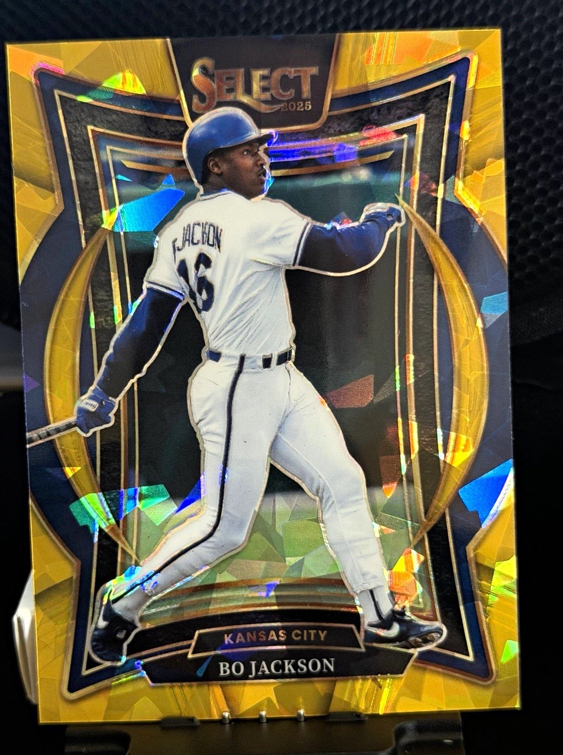 Panini 2025 Select Concourse Gold Ice Parallel Bo Jackson Royals #13 01/10
