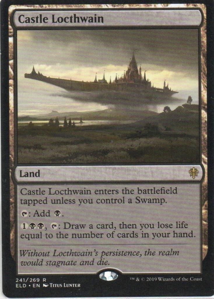 MTG: Throne of Eldraine: Castle Locthwain: Lightly Played Condition