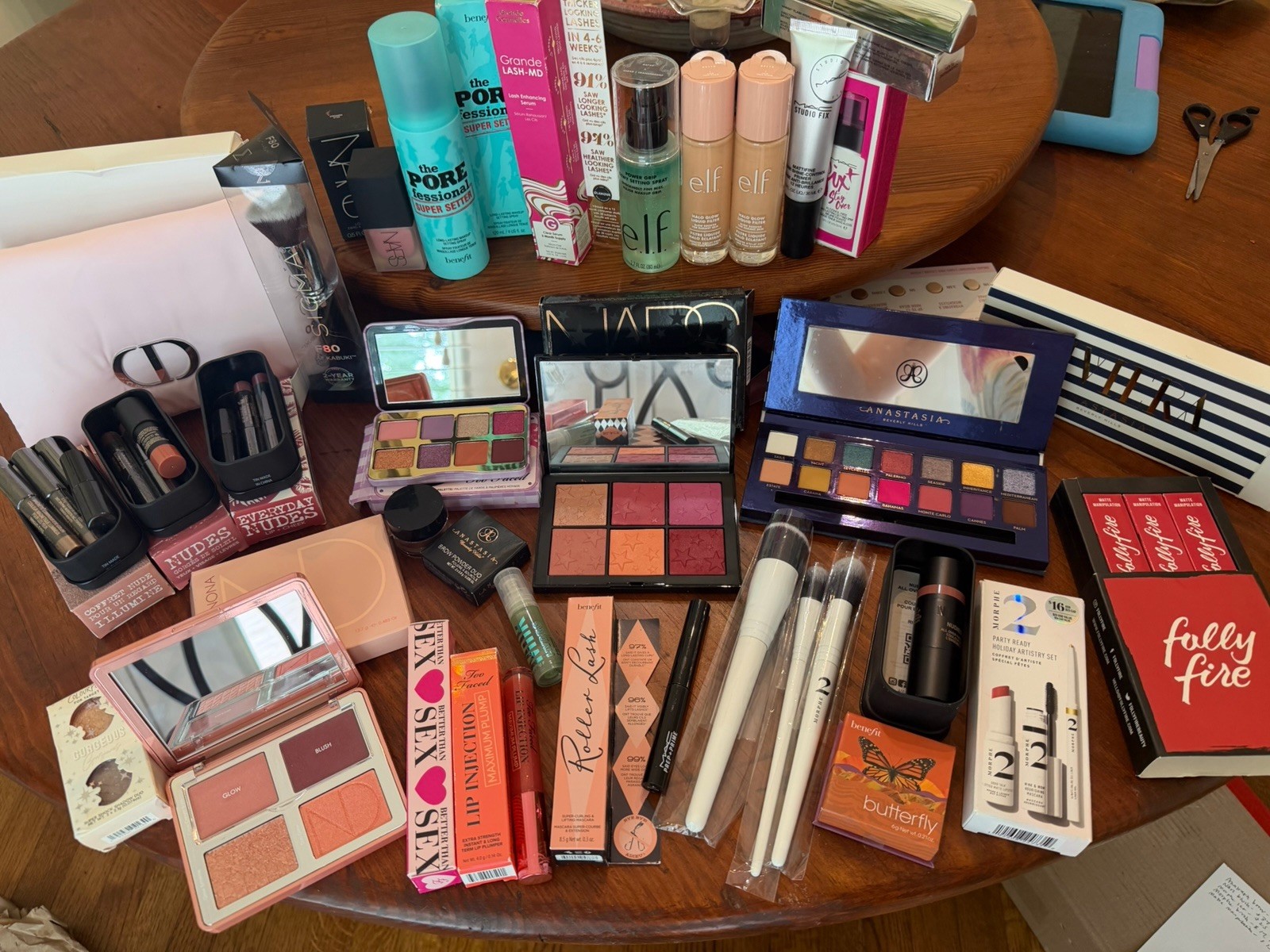 Huge Luxury Makeup Bundle with Dior Cosmetic Clutch All Brand new-reseller lot