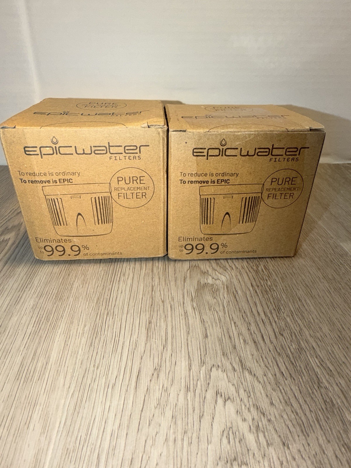 2 New Epicwater Replacement Filters  EW-RPFT-PUR-X01 Sealed OEM Open Box