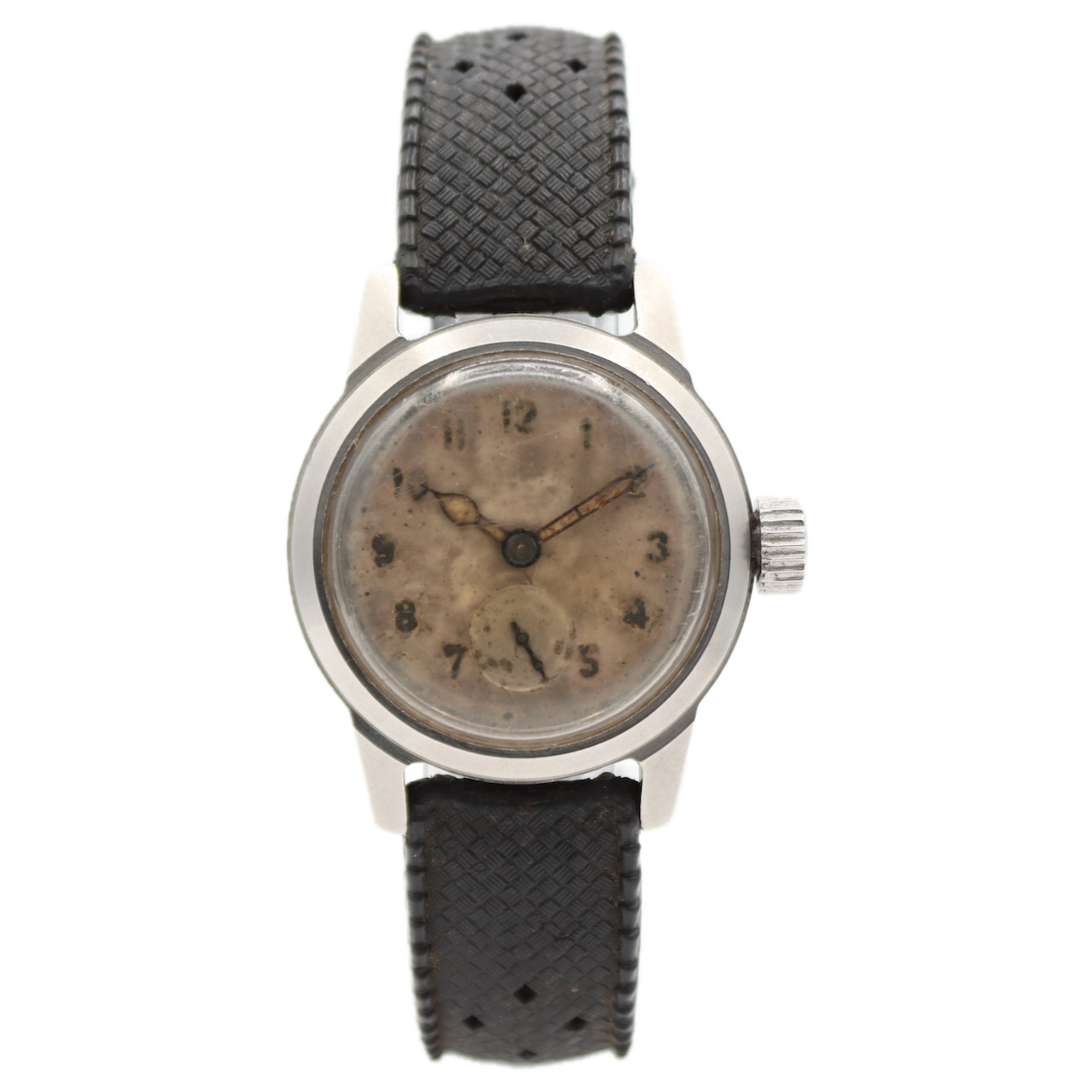 Vintage 32mm Bulova U.S. Military 15J Men\'s Mechanical Wristwatch Steel 1917-H