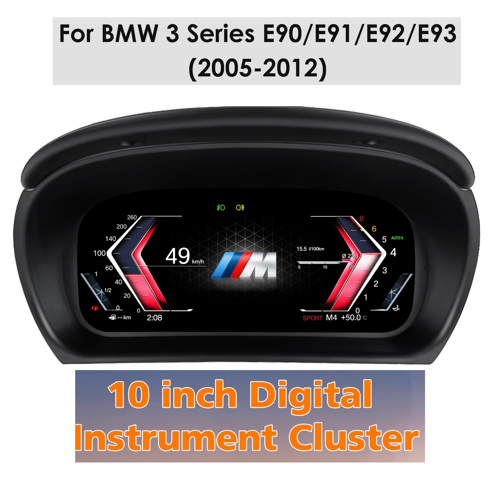 For BMW 3 Series E90/E91/E92/E93 2005-2012 Car LCD Digital Dashboard Instrument For BMW 3 Series E90/E91/E92/E93 2005-2012 Car LCD Digital Dashboard Instrument