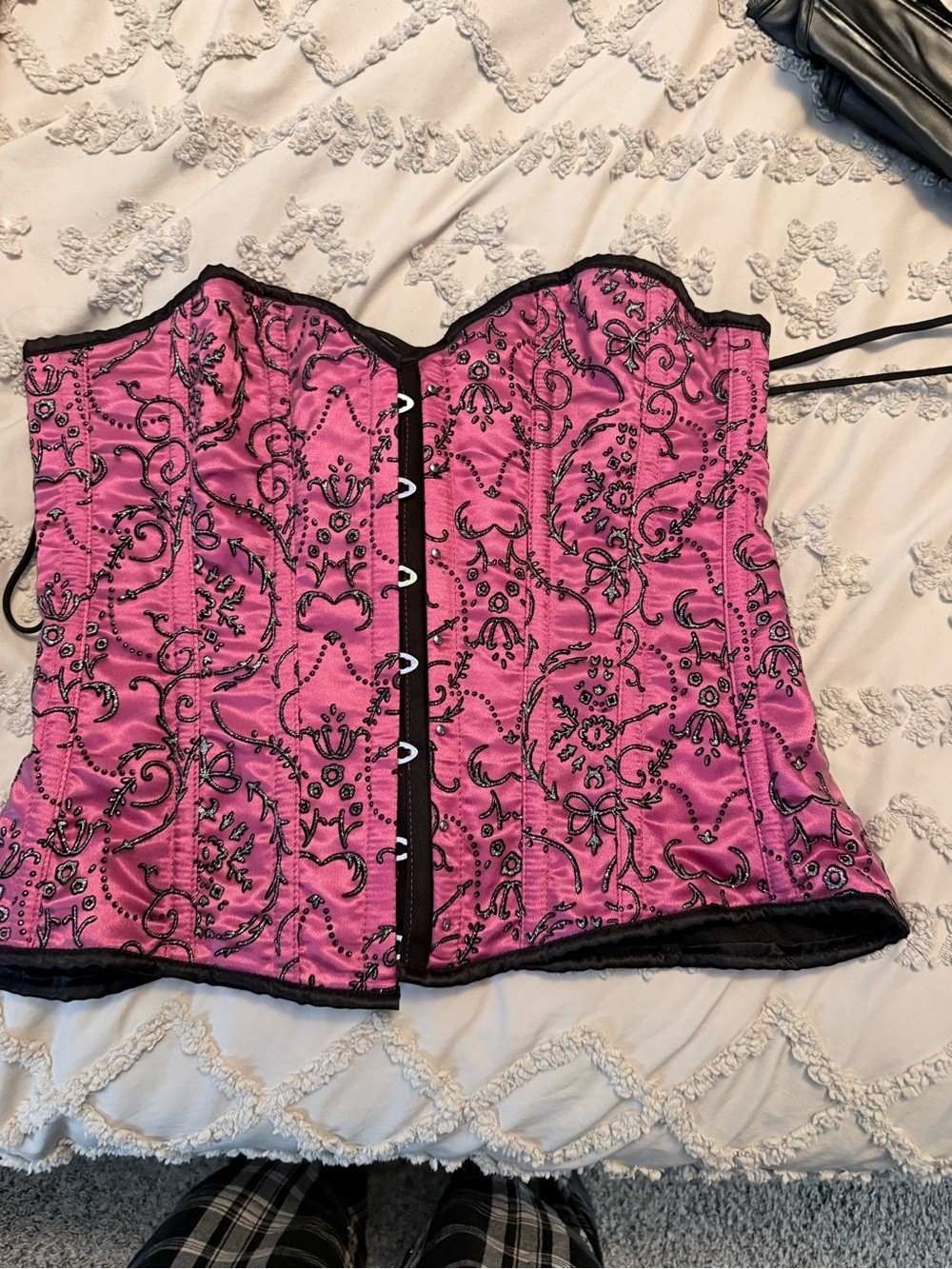 Top Drawer Floral Embroidered Corset Bustier Top Drawer Floral Embroidered Corset Bustier