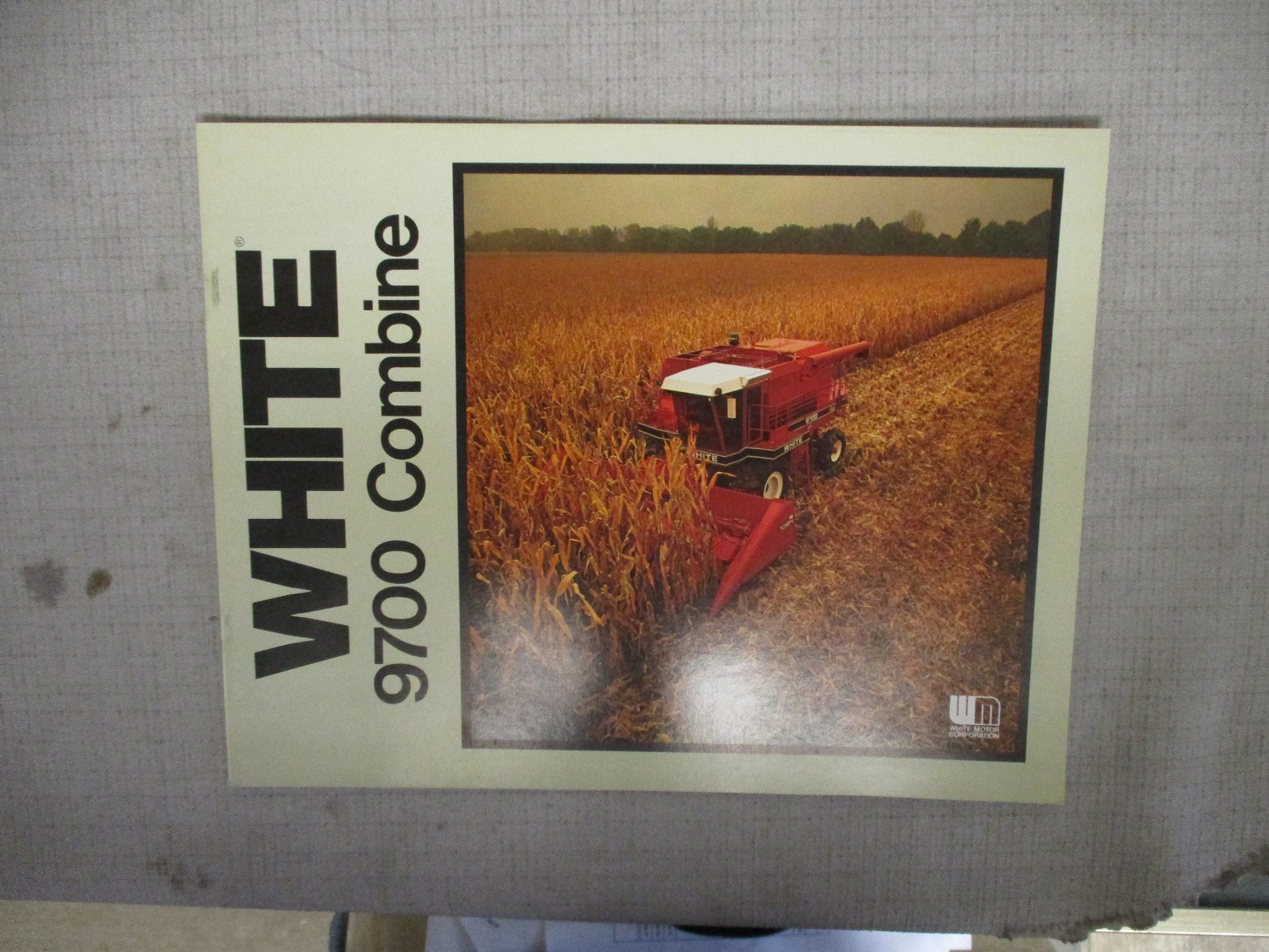 Original 1979 White Farm Equipment Model 9700 Combine 15 page Brochure