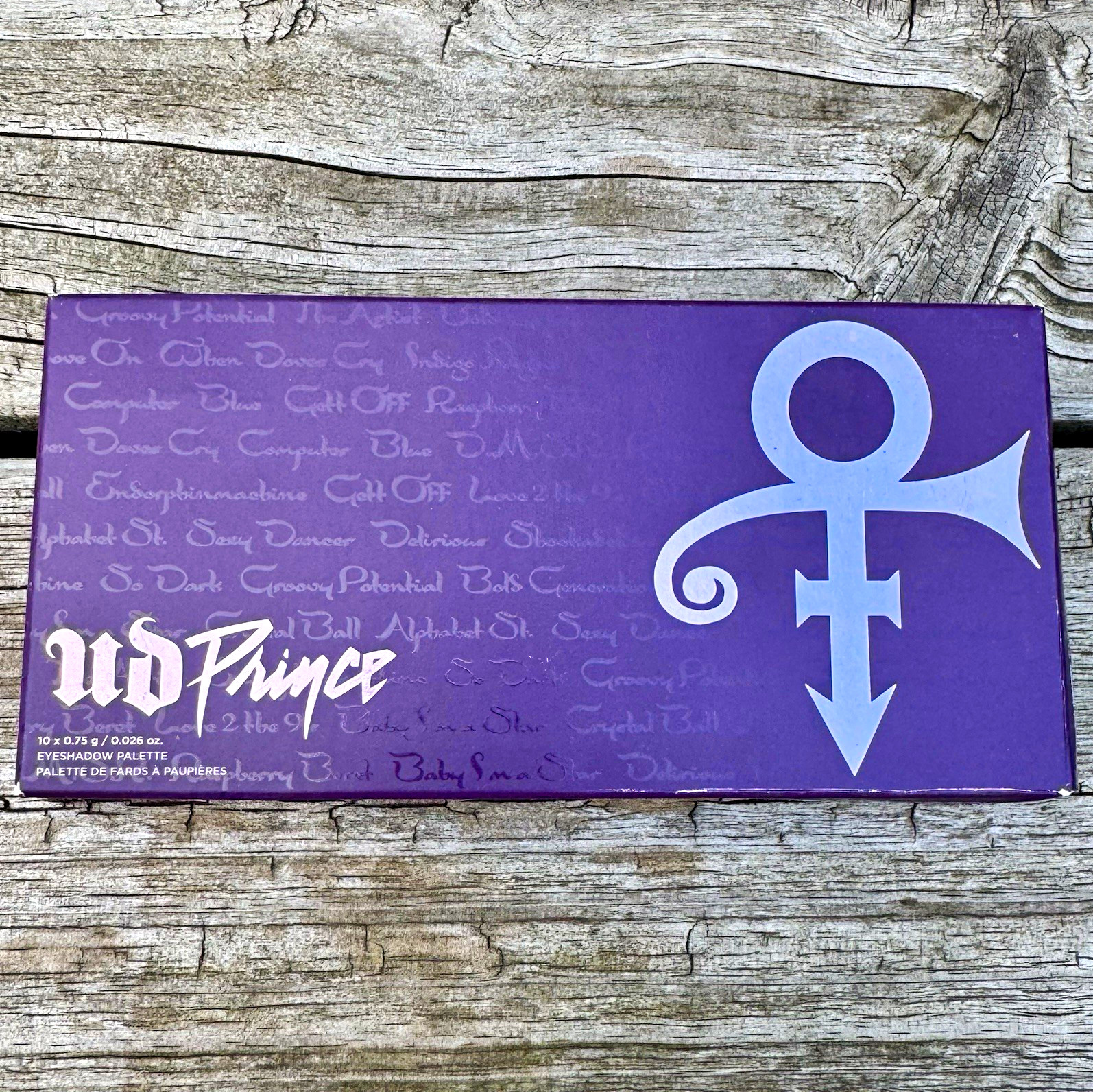 Urban Decay UD Prince Lets Go Crazy Eyeshadow Palette Shimmer/Metallic Vegan