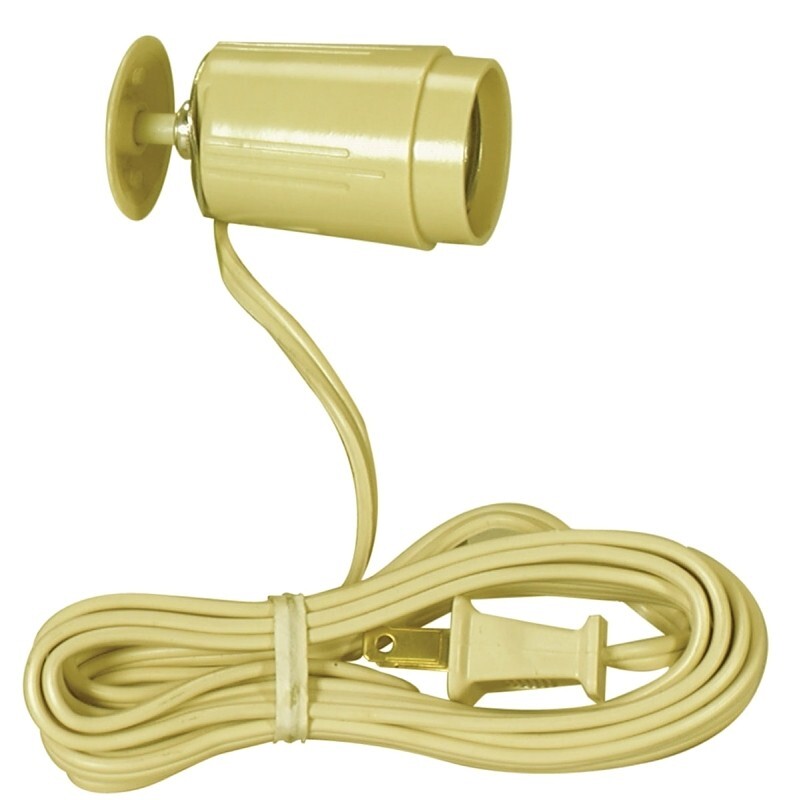 Eaton Wiring C386 Automatic Closet Light, 120 V, 100 W, White Fixture 6205967 Eaton Wiring C386 Automatic Closet Light, 120 V, 100 W, White Fixture 6205967
