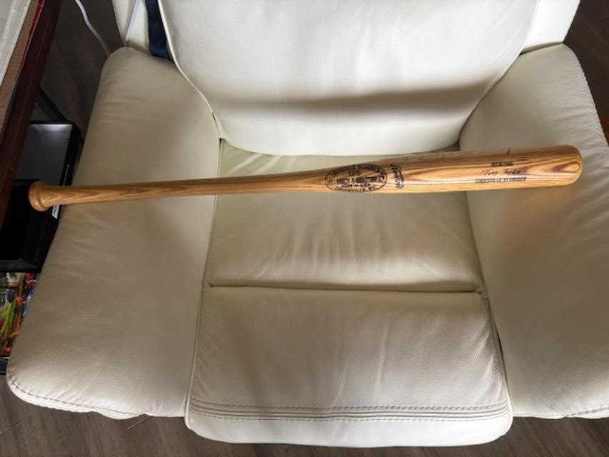 Vtg Autograph/Signed Tony Taylor H&B Louisville Slugger 1970\'s Baseball Bat 35\