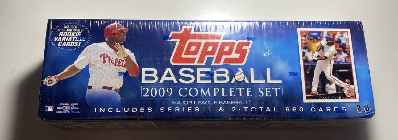 2009 Topps Baseball Factory Sealed Set w/ 5 Rookie Variations Cards
