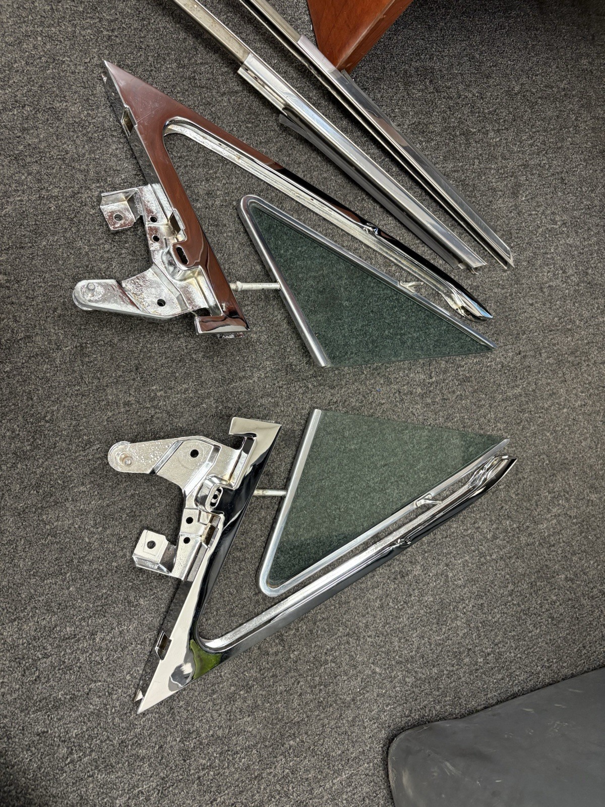 1964 /65 Lincoln Continental Vent Windows New Chrome 1964 /65 Lincoln Continental Vent Windows New Chrome