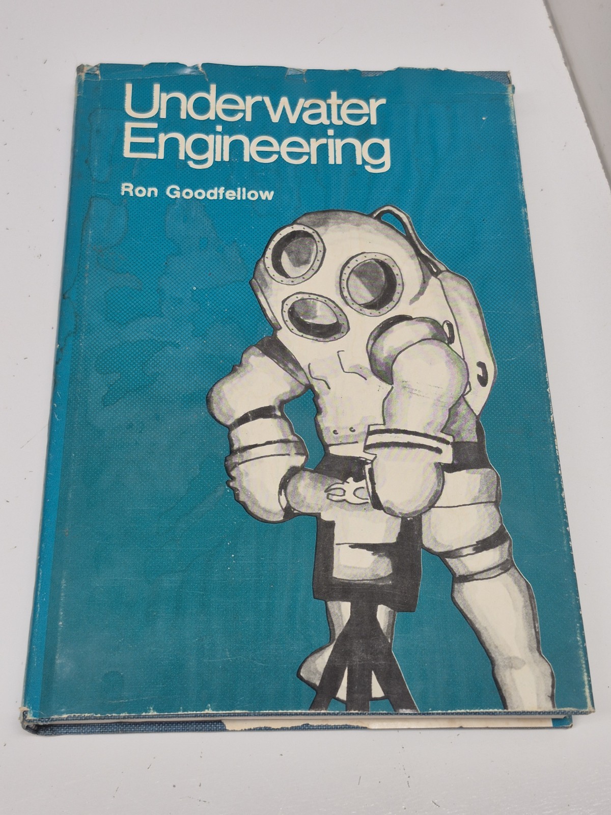 Vintage 1977 Underwater Engineering Ron Goodfellow Commercial Diving Hardcover