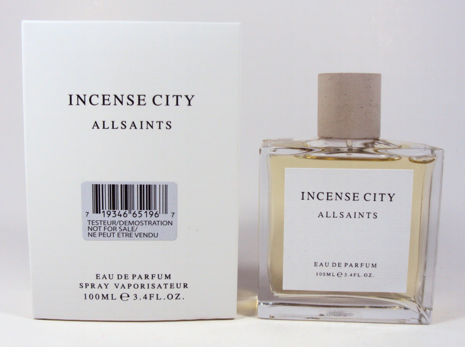 INCENSE CITY by ALL SAINTS 3.4 oz / 100 ml Eau de Parfum Spray NEW w/BOX