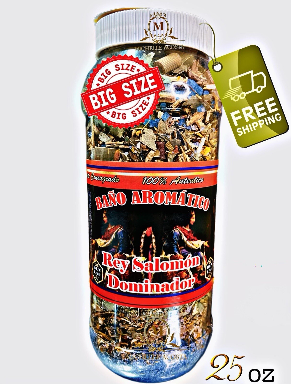 Rey Salomon Dominador, UNHEX Spiritual Aromatic Herb Bath, for Protection