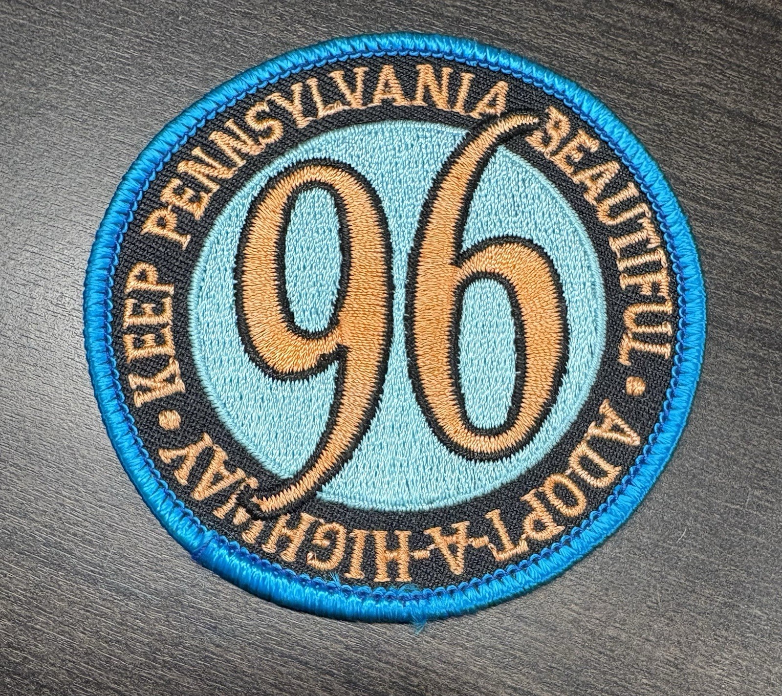 Vintage 1996 Keep Pennsylvania Beautiful Adopt-A-Highway Embroidered Patch 96