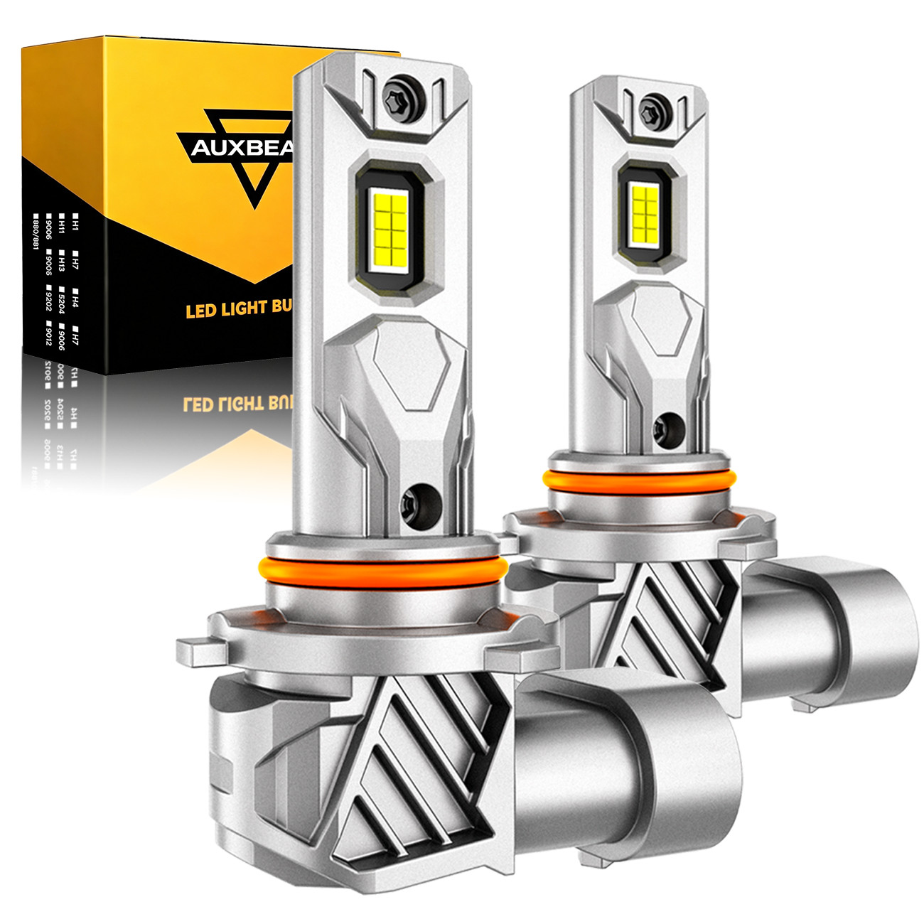 AUXBEAM 9005 LED Headlight Super Bright Bulbs Kit 6500K White 28000LM High Beam AUXBEAM 9005 LED Headlight Super Bright Bulbs Kit 6500K White 28000LM High Beam