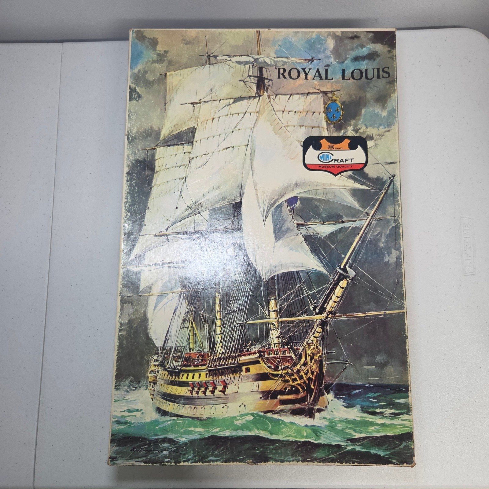 Vintage Minicraft Royal Louis Ship Model Kit 141:800 Museum Quality