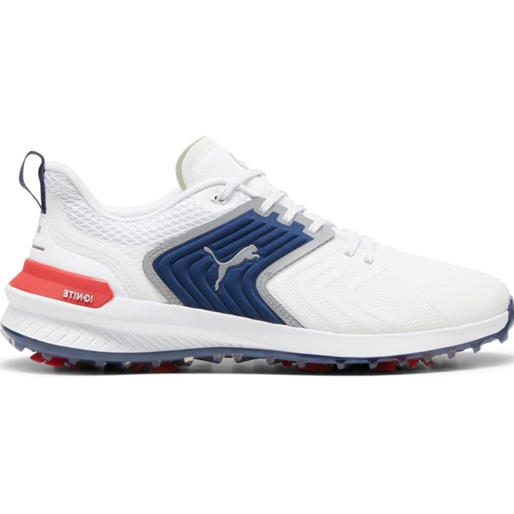 NEW Puma Men's Ignite Innovate Golf Shoes White/Blue/Red - Pick Size