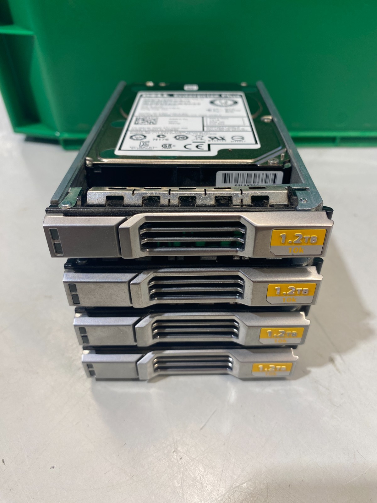 LOT OF 4 ST1200MM0007 Dell Compellent 1.2TB 10K SAS 2.5