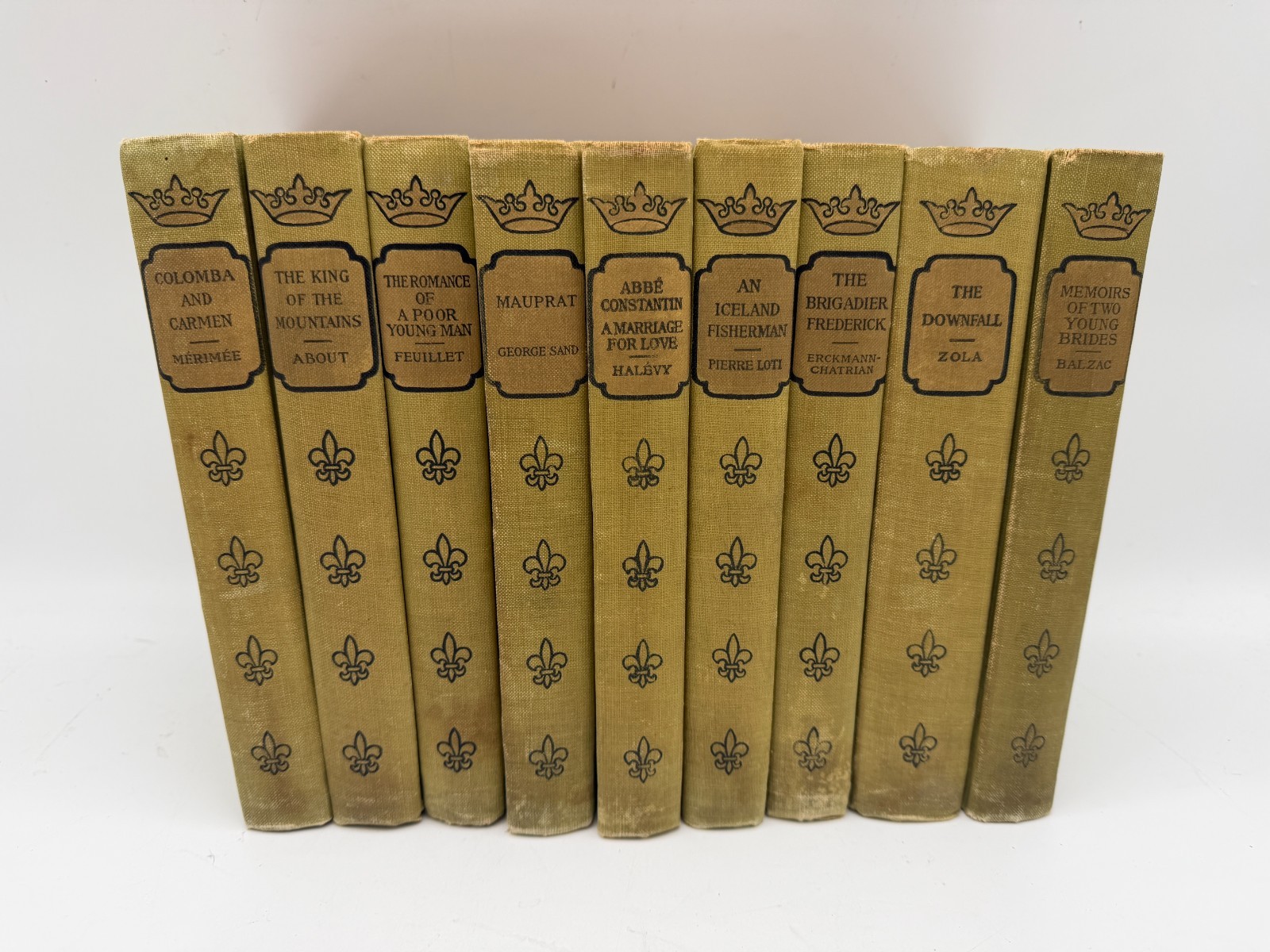 Lot of 9 The French Classical Romances P F Collier and Son 1902