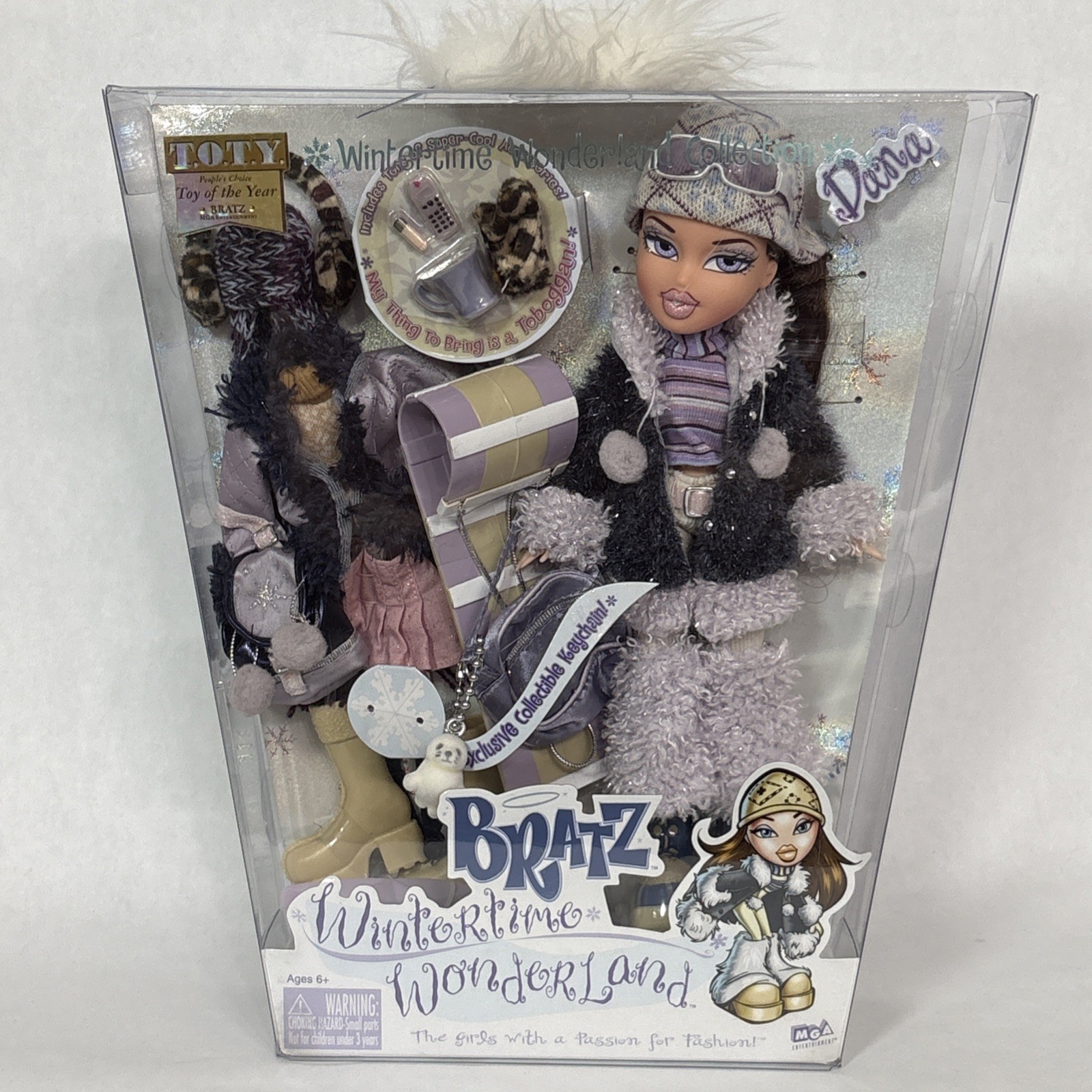 Nice Bratz 2003 WINTERTIME WONDERLAND DANA Doll 1st Ed/V2 by MGA_260370_NRFB Nice Bratz 2003 WINTERTIME WONDERLAND DANA Doll 1st Ed/V2 by MGA_260370_NRFB