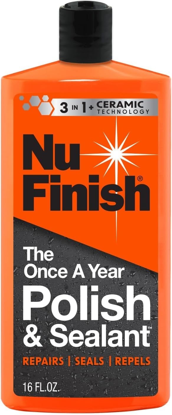 Nu Finish Once a Year Polish and Sealant, Car Polish and Paint Sealant with new