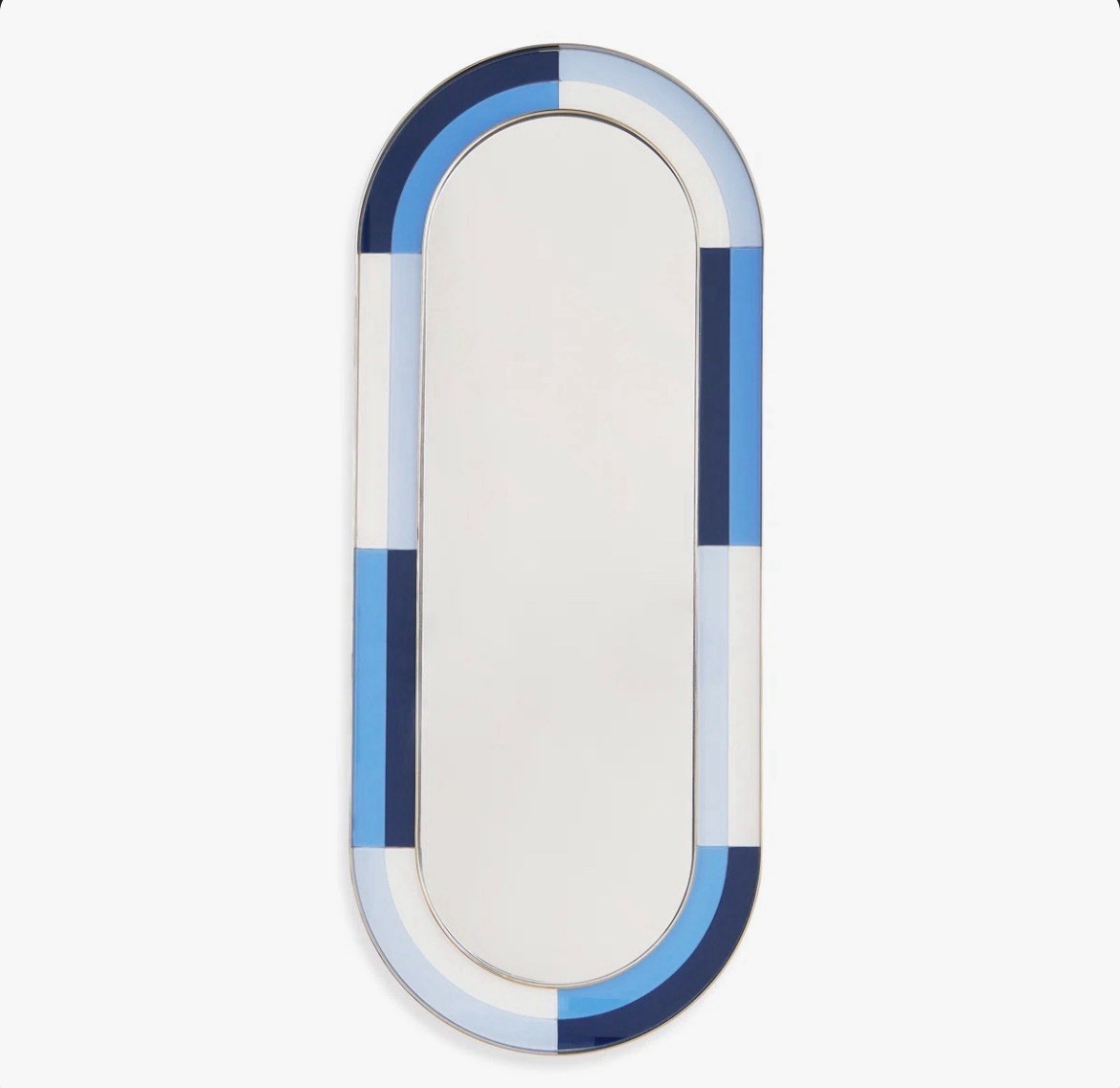 Jonathan Adler Modern American Glamour Oval Pill Mirror *NEW